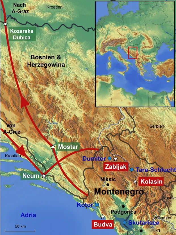 Mostar (BiH) – Kozarska Dubica (BiH)