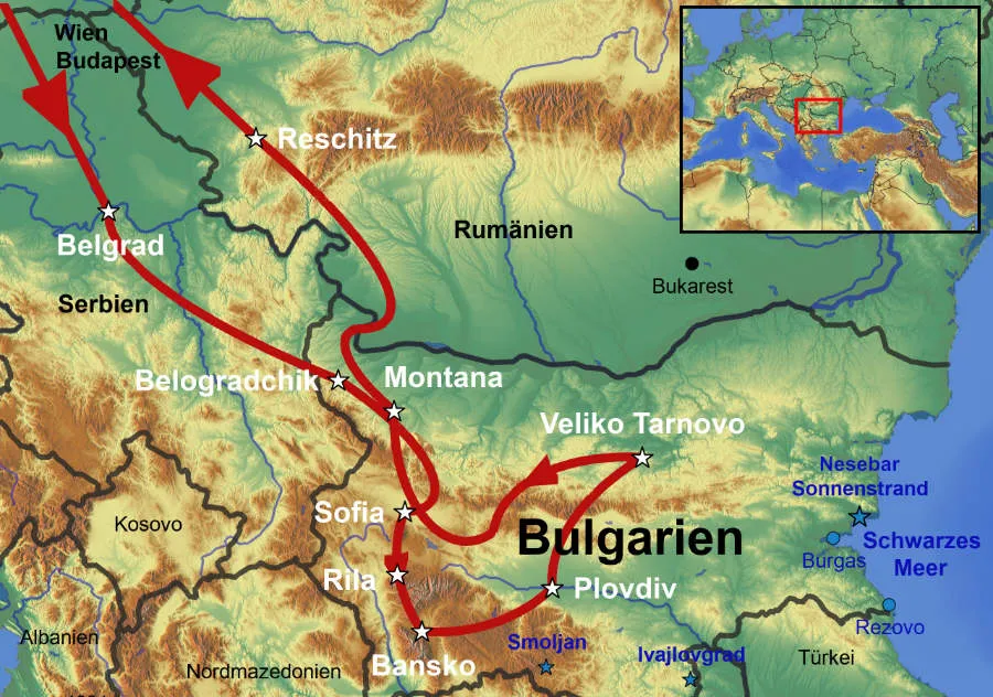 Bulgaria Motorcycle Tour – The Southwest